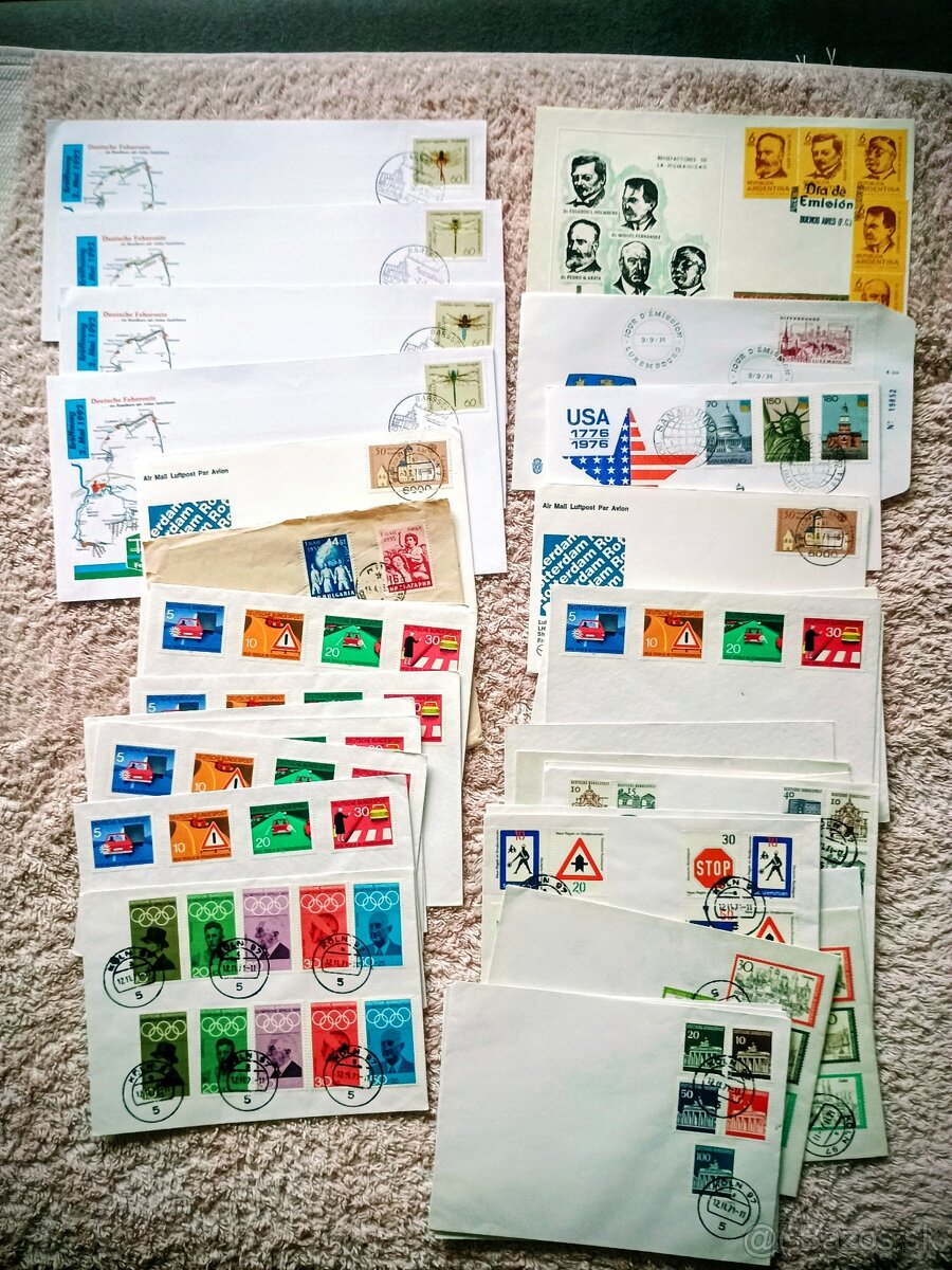 Argentína,Rakúsko.FDC-známky - - 5