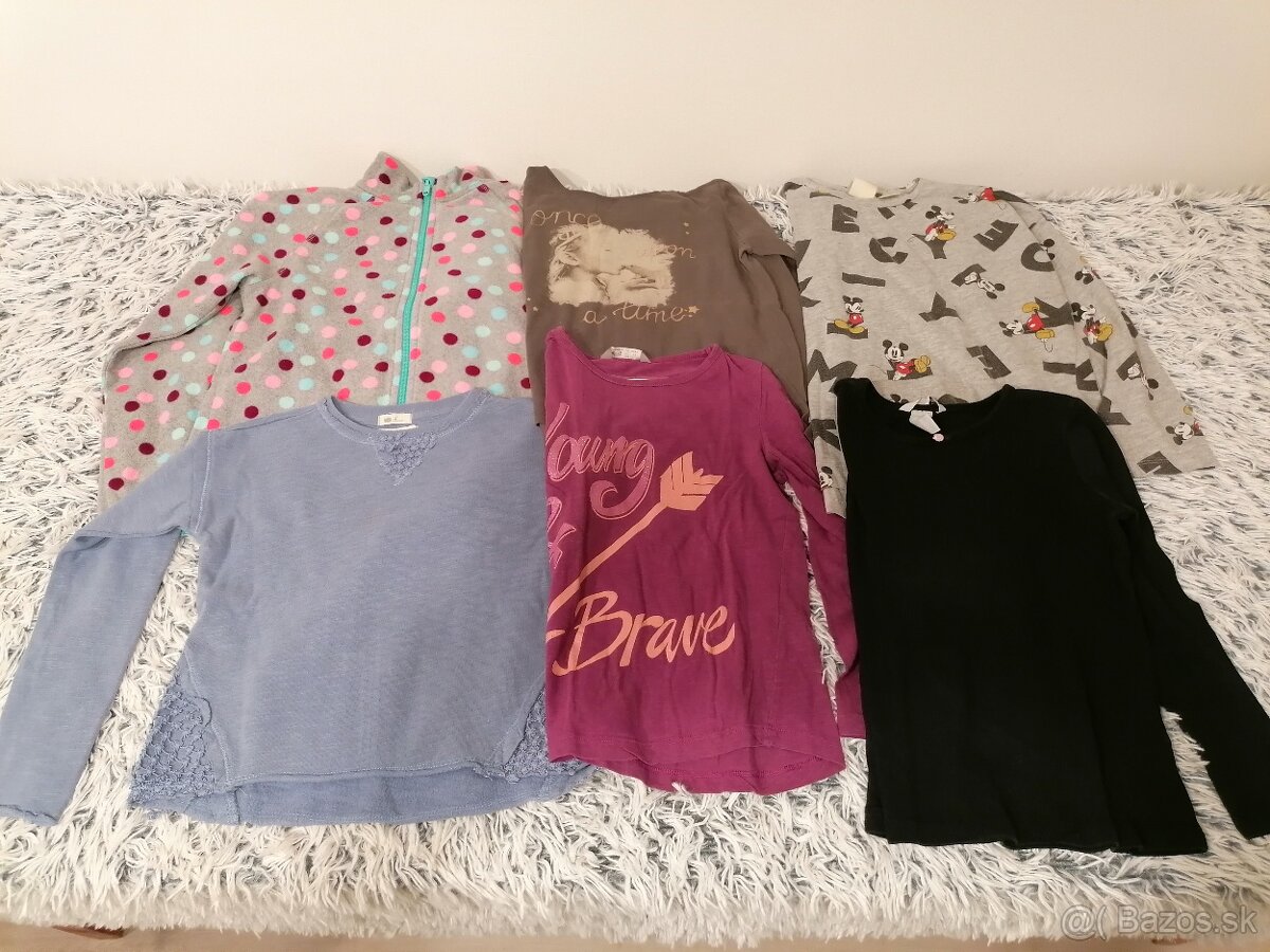 Oblečenie - balík D veľkosť 122 - 128 - 5
