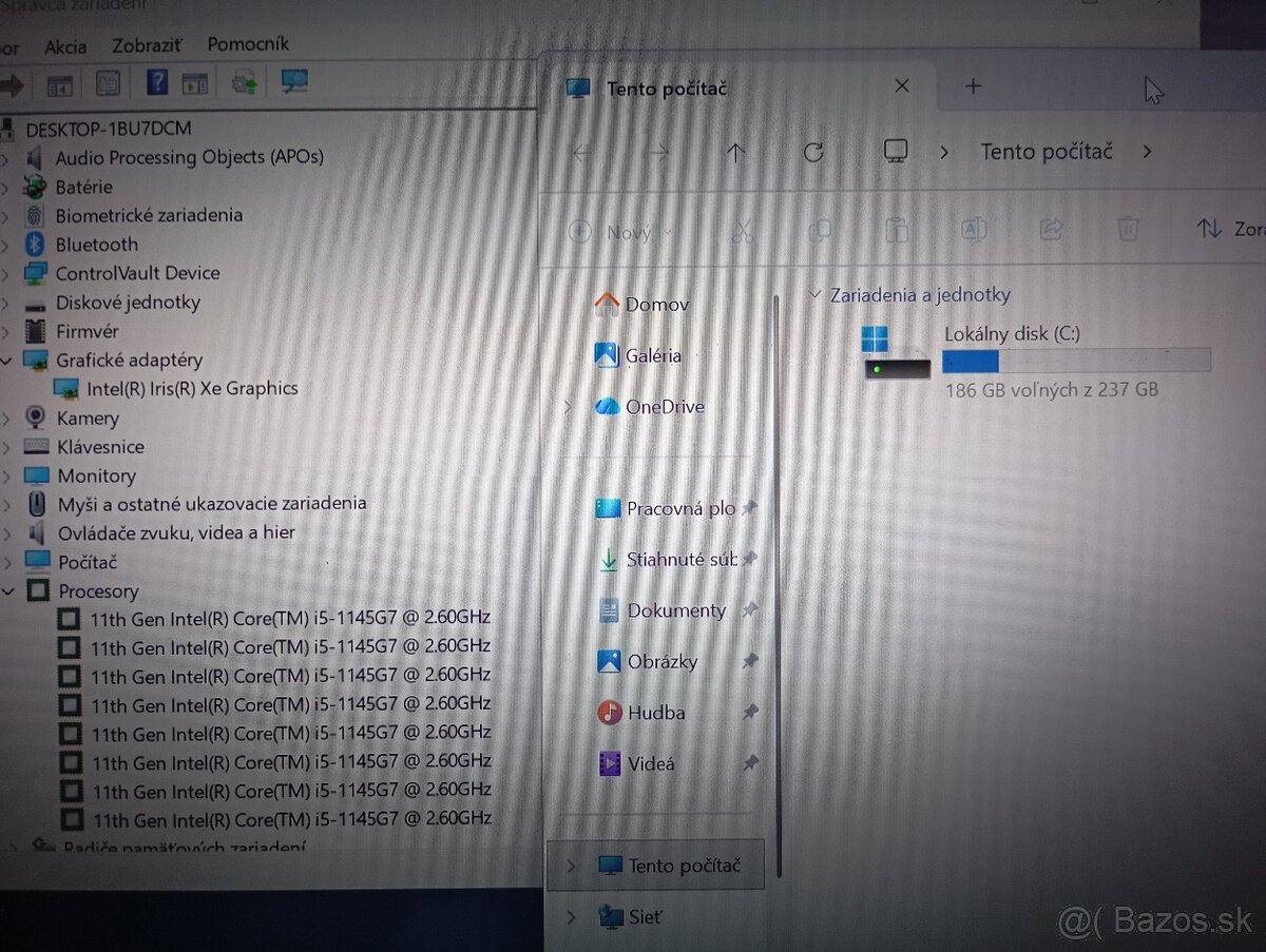 Dell latitude 5320 ,Intel core i5 , 8gb ram ,WIN11, dotykový - 5