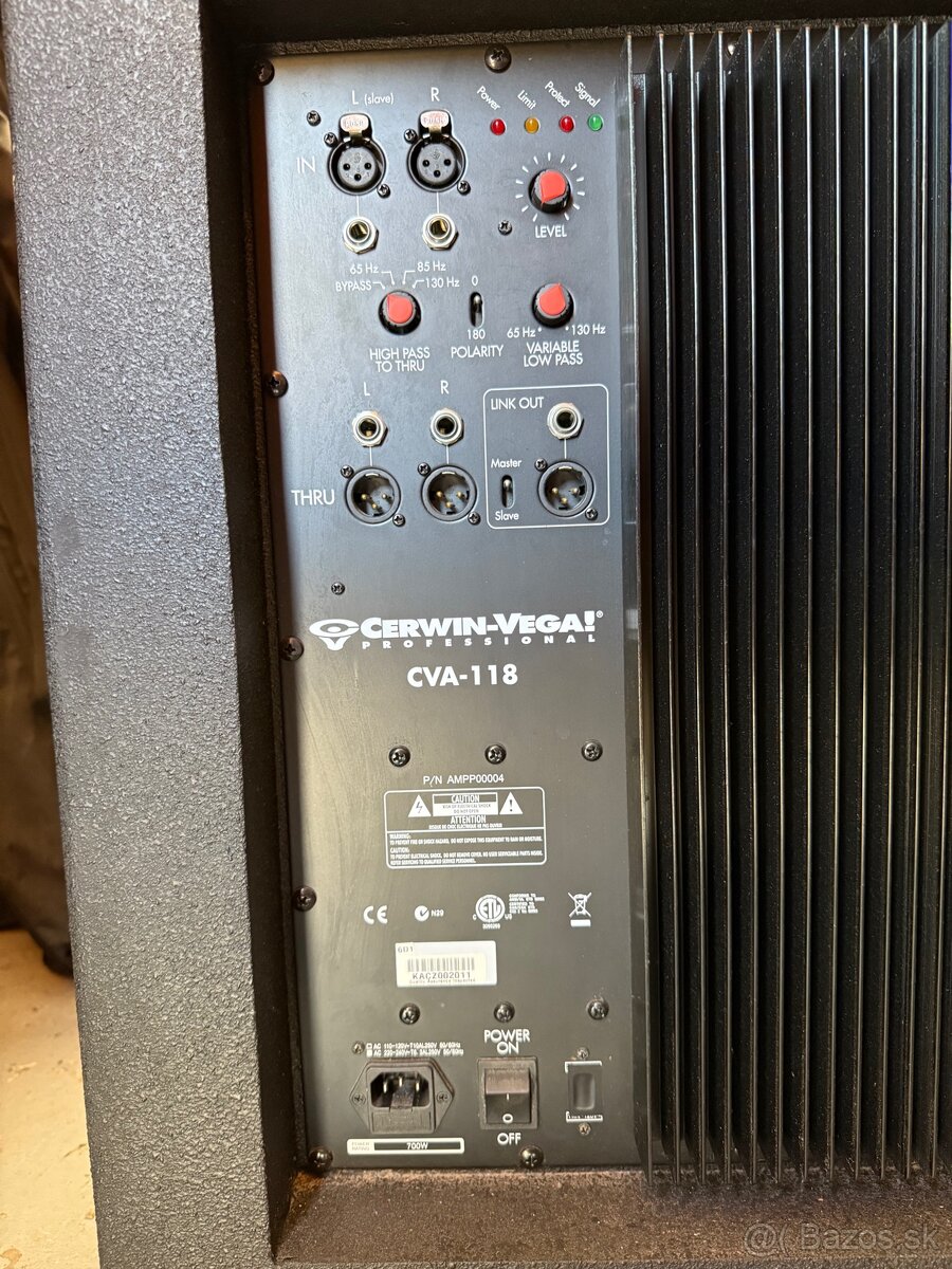 Cerwin Vega CVA118X , 28X - 5