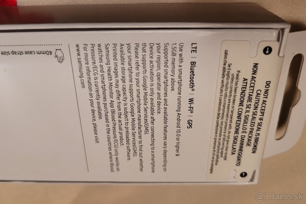 Predám nové, nevybalené smart hodinky Samsung Galaxy Watch 6 - 5