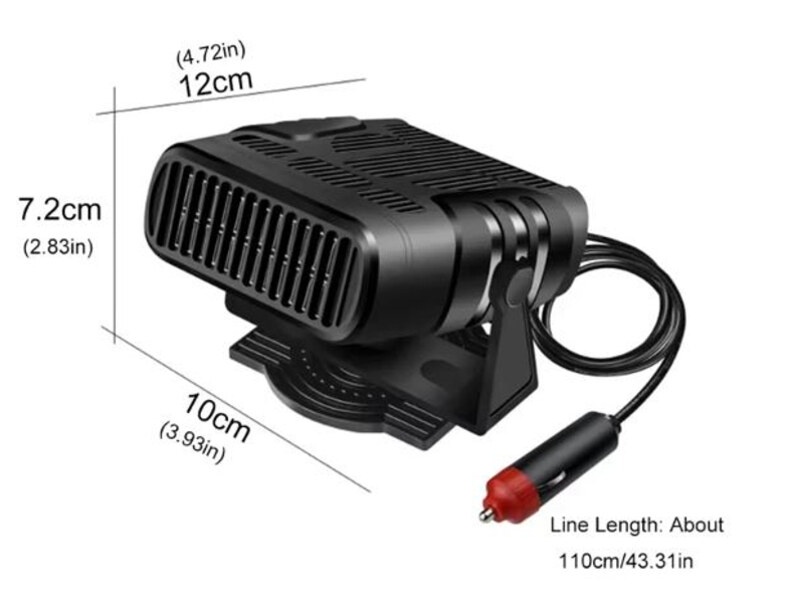 Nový multifunkčný ohrievač, fukár a klíma do auta - 5