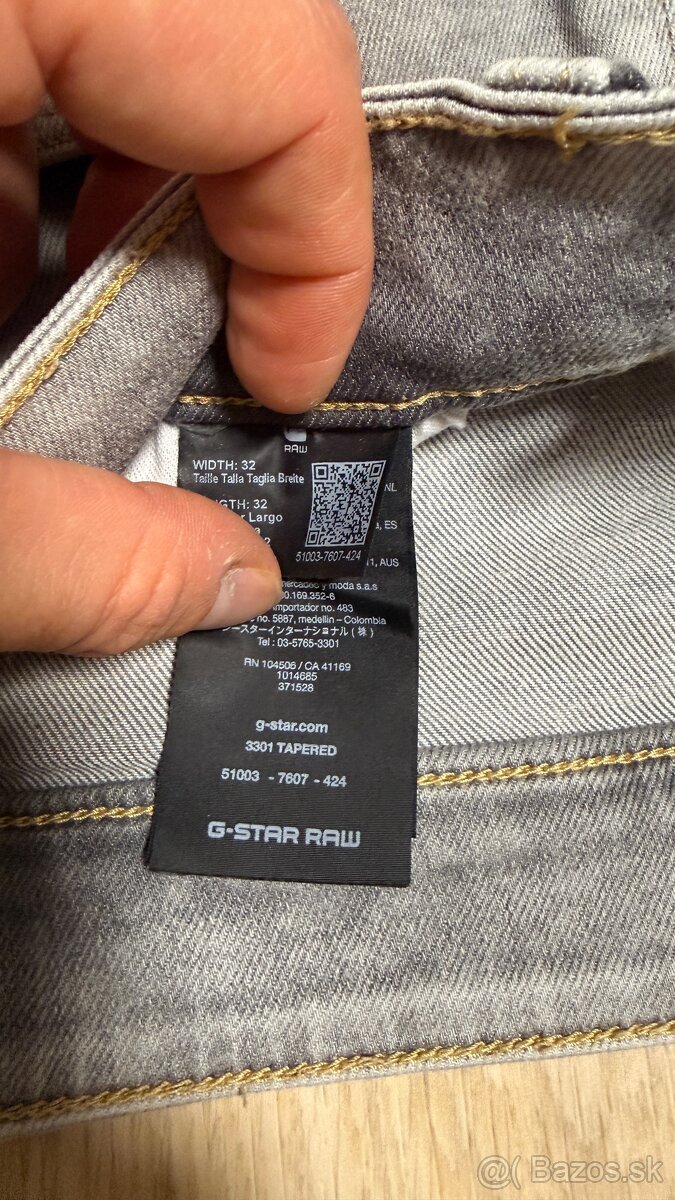 Pánske rifle G-Star RAW (ako nové) - 5