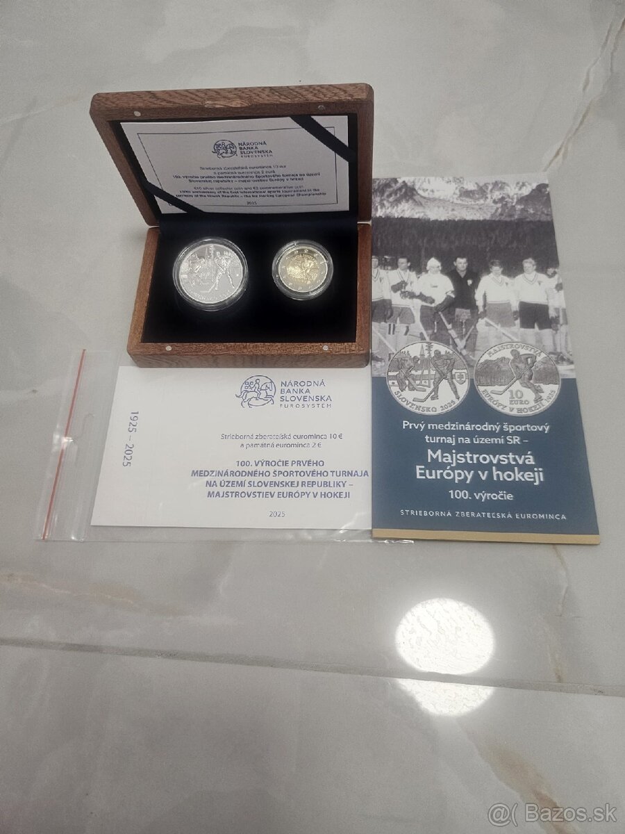 Hokej 2€ + 10€ - 5