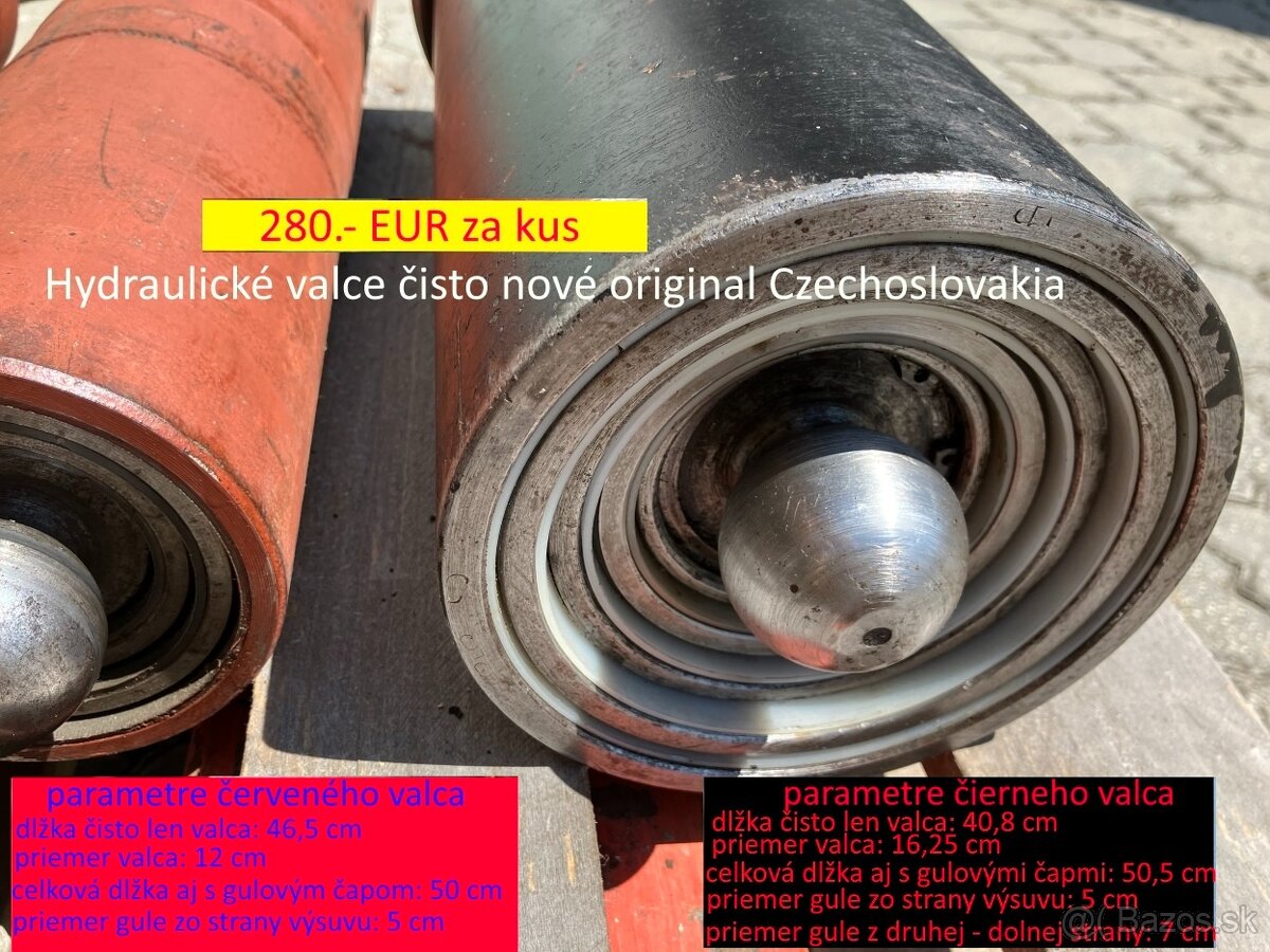 Kyper majler a hydraulický piest na vlečku original ČSSR - 5