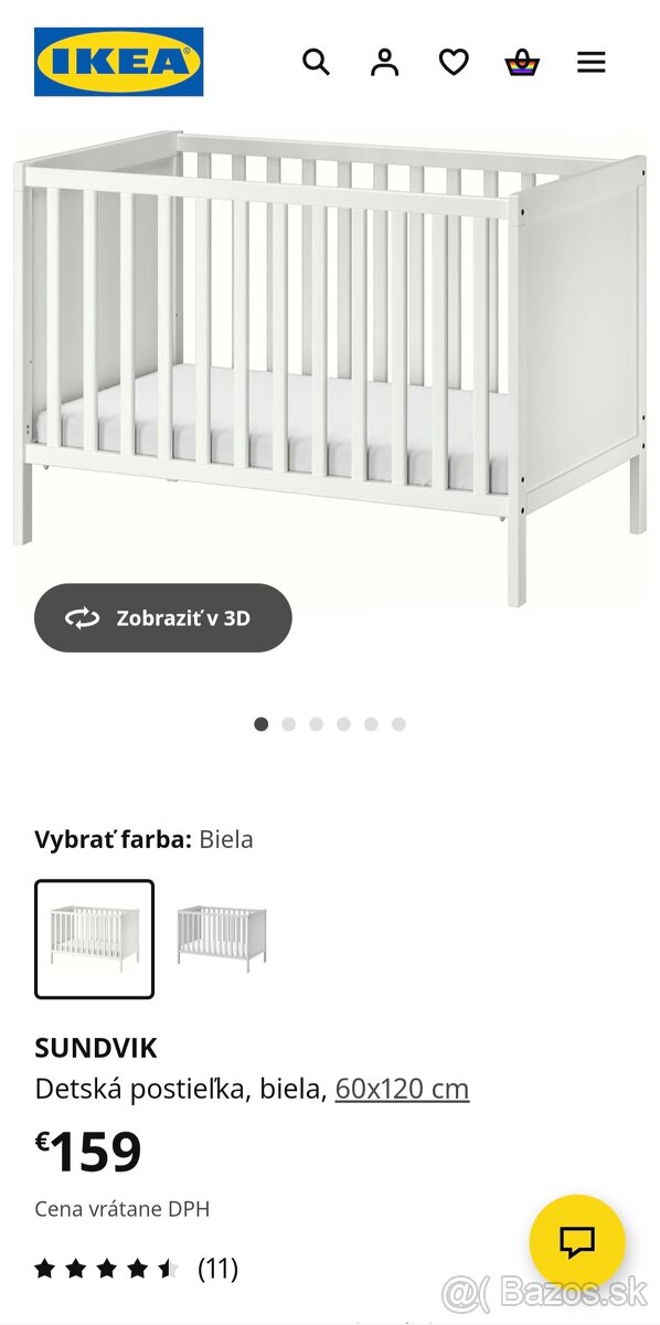 DETSKÁ POSTIEĽKA + PRENOSNÁ - 5