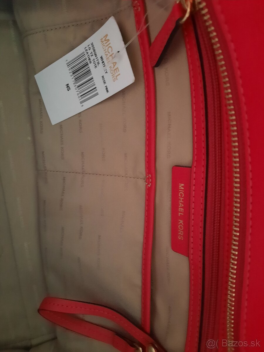 Michael Kors tote ruzova - 5