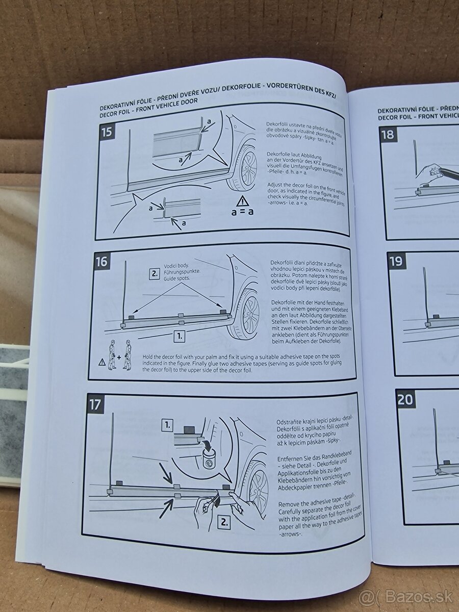 Dekorativní folie Škoda Rapid, Škoda Octavia Prodám dekorati - 5