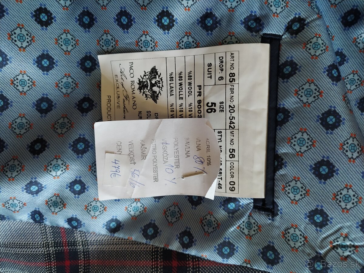 Luxusný oblek - TOP stav - 5