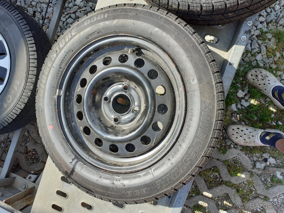 Predám 2 kusi kolies 175/65 R14 4x100 Renault thalia - 5