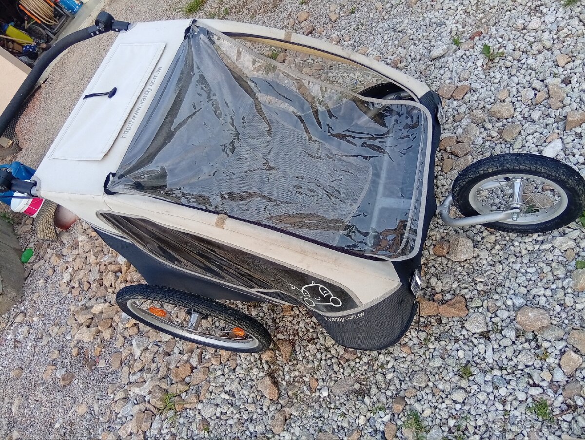 Detský vozík za bicykel - 5