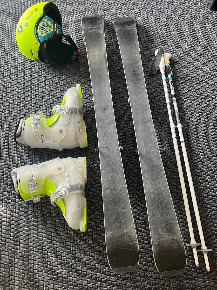 Detské/juniorské lyže Rossignol terrain 110cm/116cm biele - 5