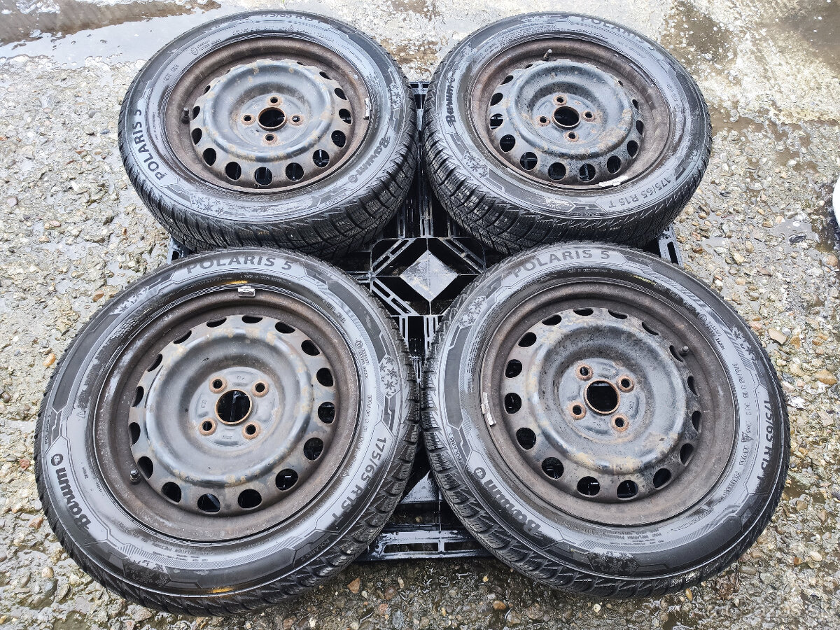 Sada plech=4x100= orig.TOYOTA=s pneu=175/65 R15 - 5