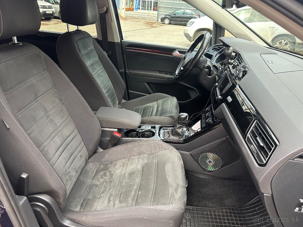 Touran,2.0tdi,110kw,2017,212000km,dsg,higline,modra metaliza - 5