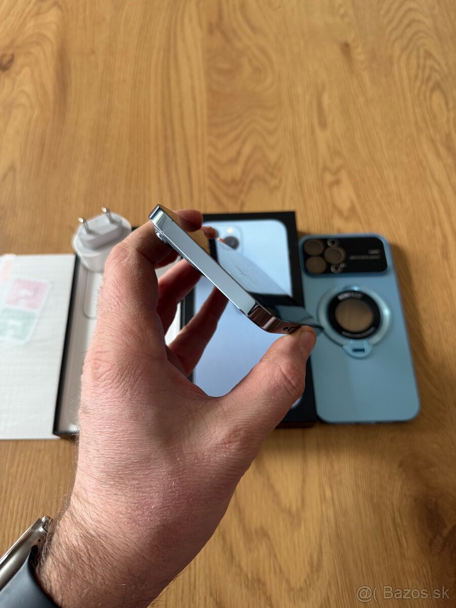 iPhone 13 Pro Max 128 gb Sierra Blue v záruke +prislušenstvo - 5