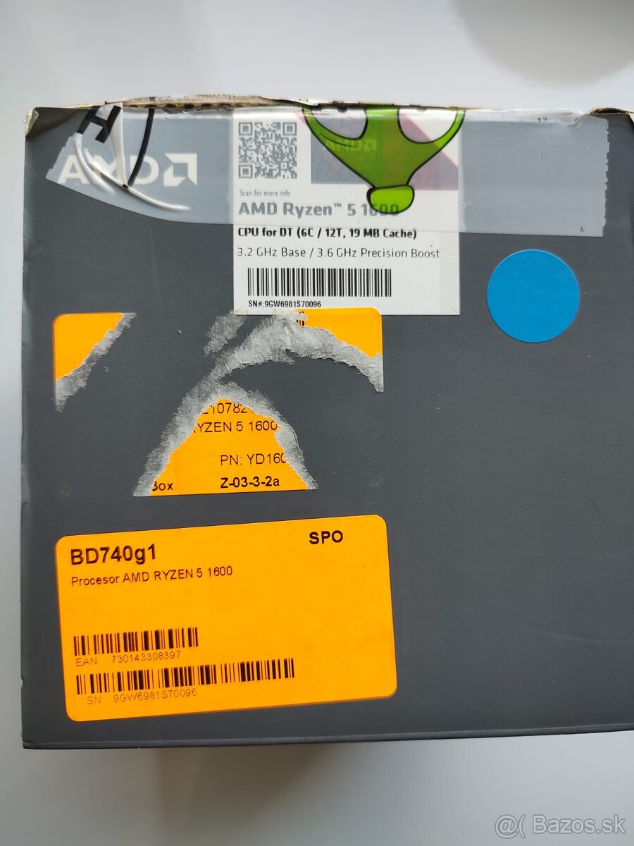 Ryzen 5 1600 - 5