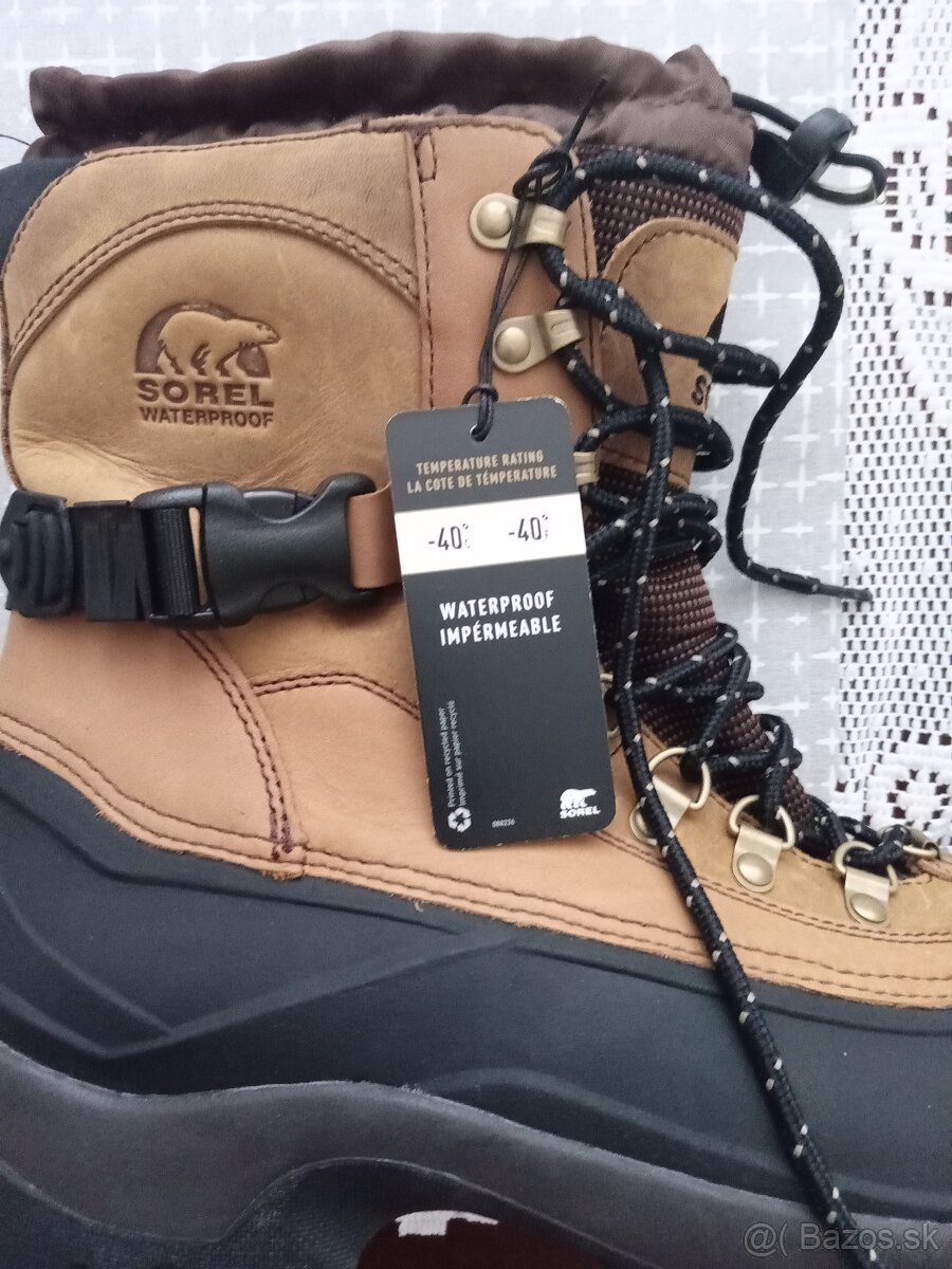 vysoké topanky do extremnych mrazov sorel vel.44 - 5