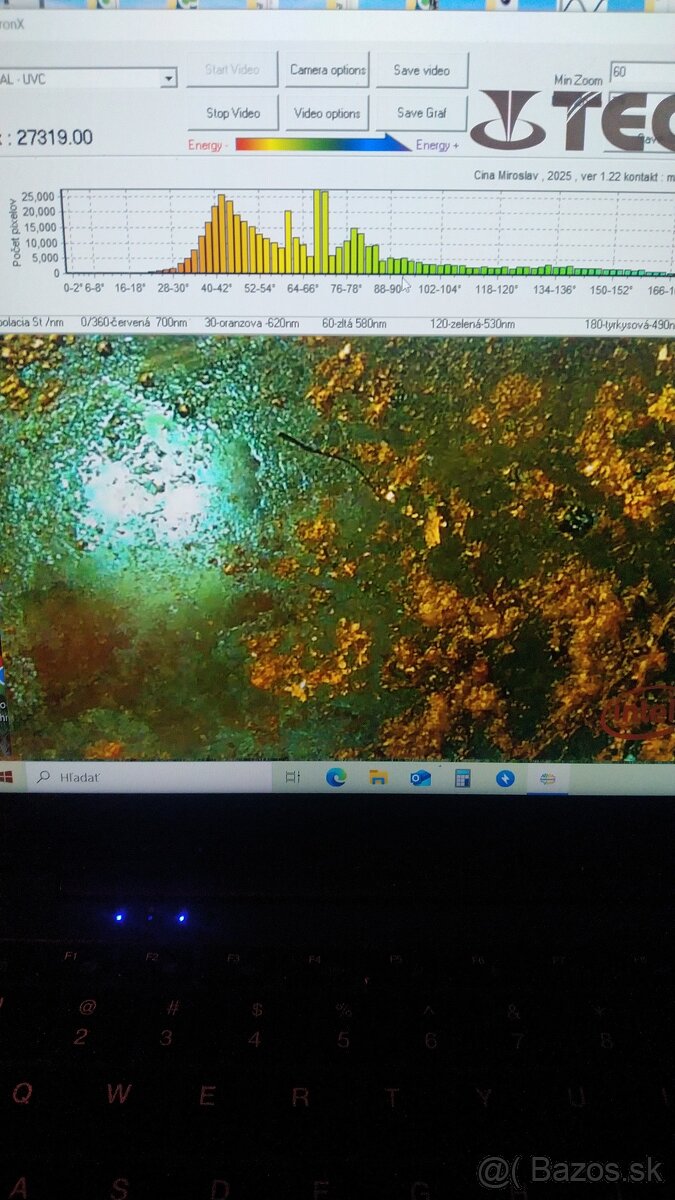 Softvér pre mikroskopy, spektrometre SpektronX - 5