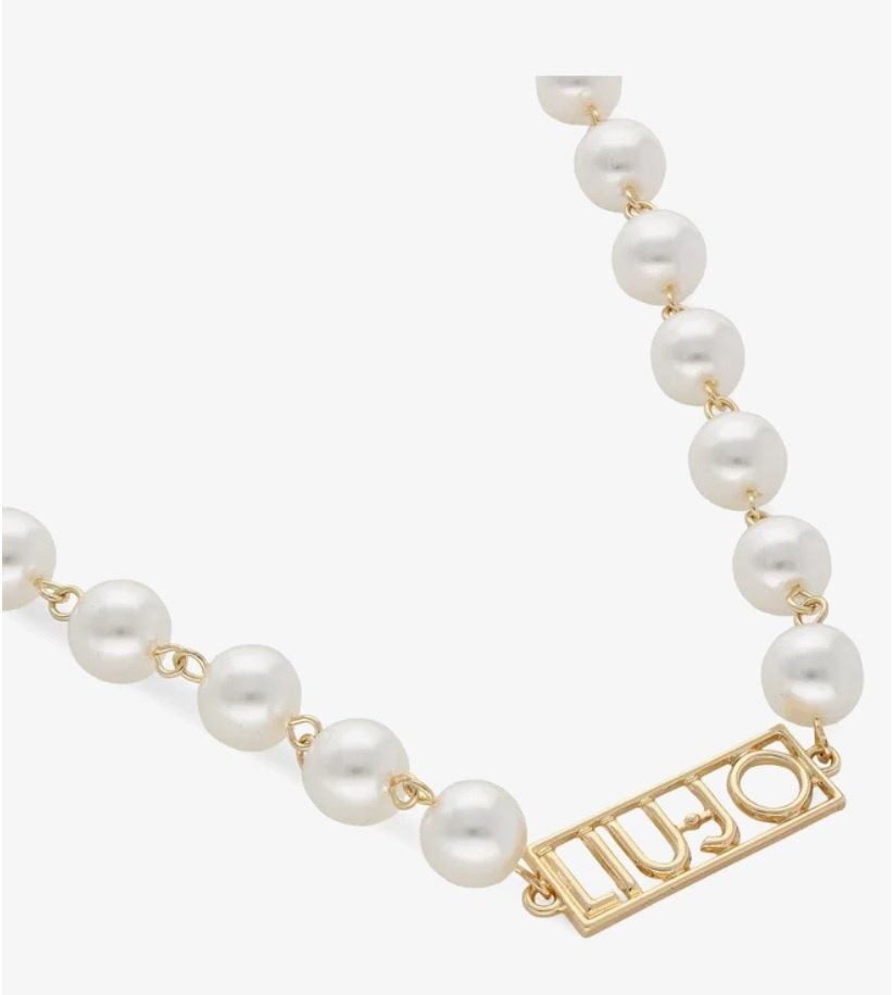 Liu Jo Náhrdelník perlový s nápisom - 5