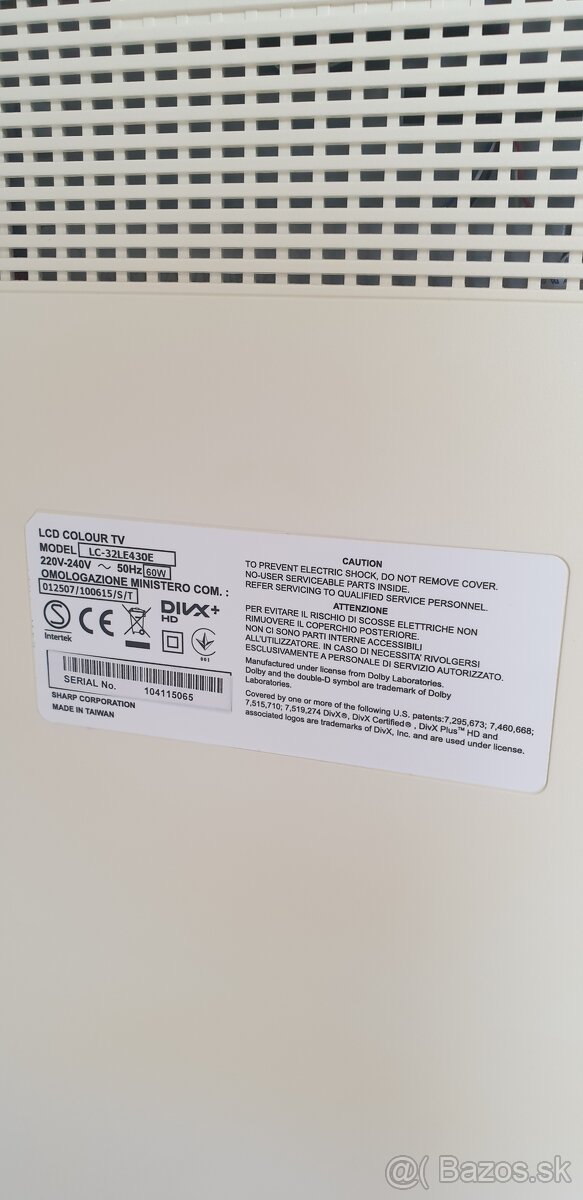 Televízor Sharp - 5