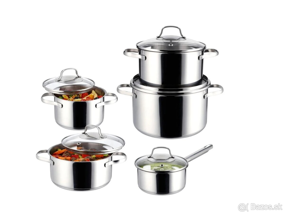 Profesionálna prémiová Silvercrest súprava hrncov 10 dielna - 5