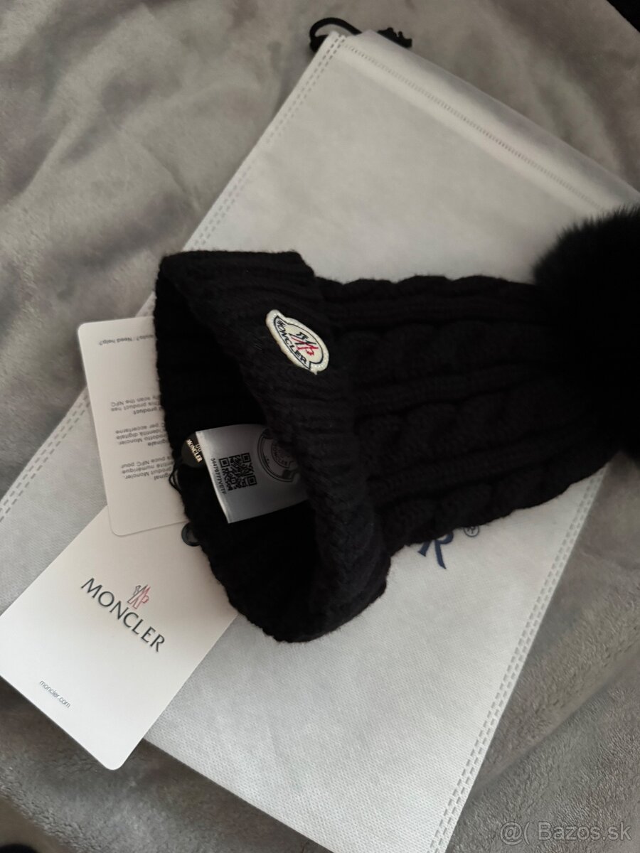 Moncler čiapka čierna - 5