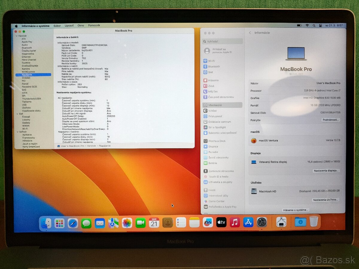 MacBook Pro 15 2017 | i7 • 16GB • 256GB SSD - 5