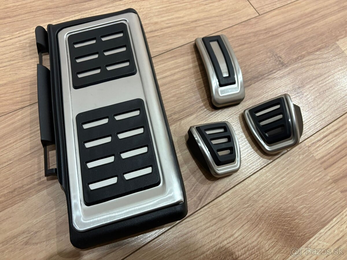 Sportove pedale naslapy na pedale z nerezu + opierka - 5