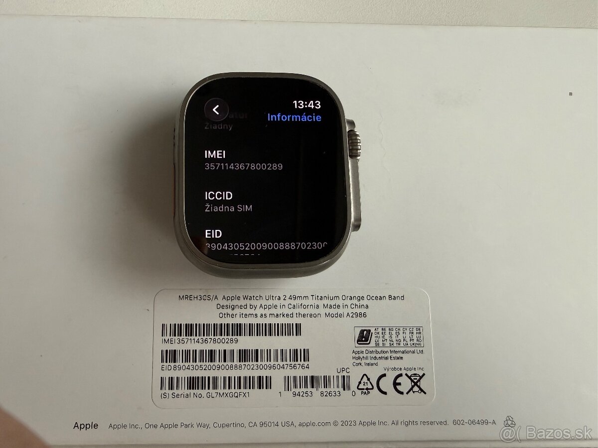 Apple Watch ultra 2 natural 49mm , záruka doklad - 5