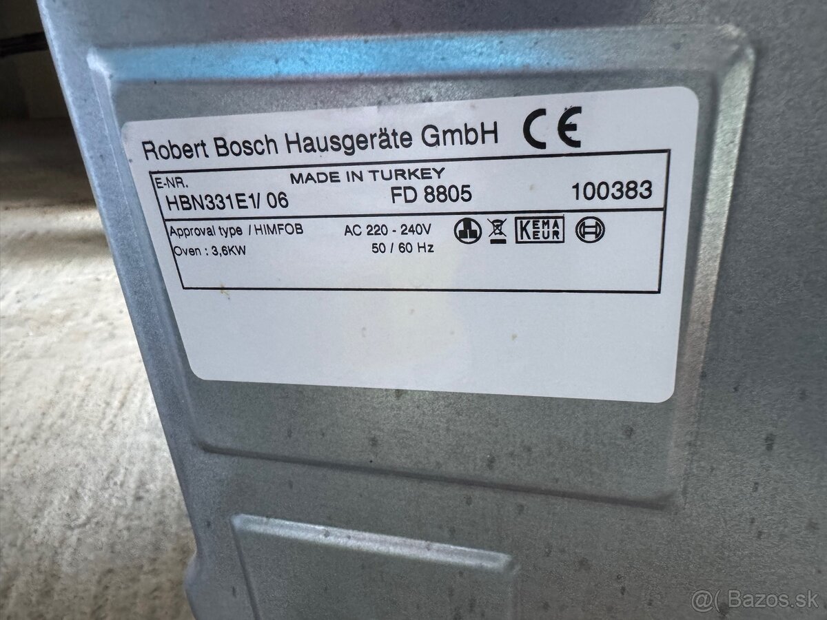 BOSCH vstavaná elektrická rúra - 5
