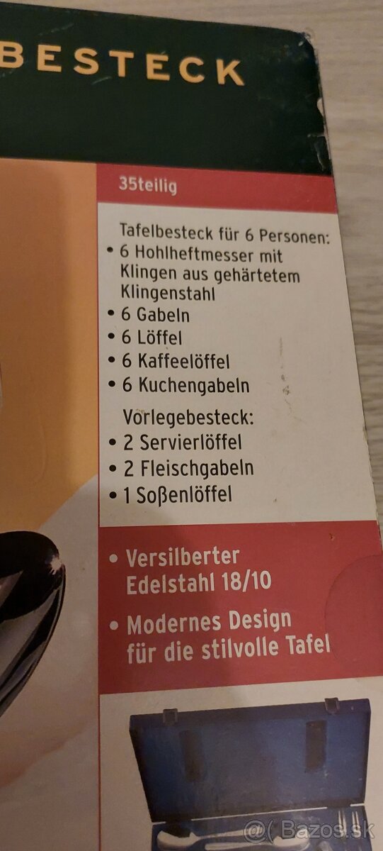 Elegantná postriebrená súprava príboru - 35 ks - 5