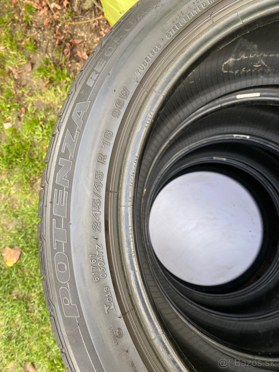 245/45 r18 letné BRIDGESTONE 96W - 5