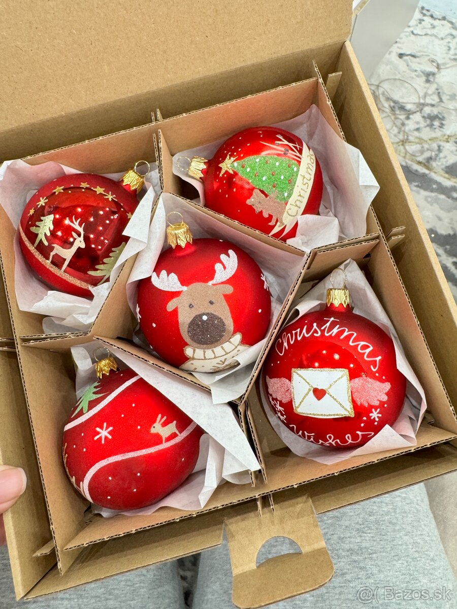 Sklenene vianocne ozdoby, rozne vid foto - 5