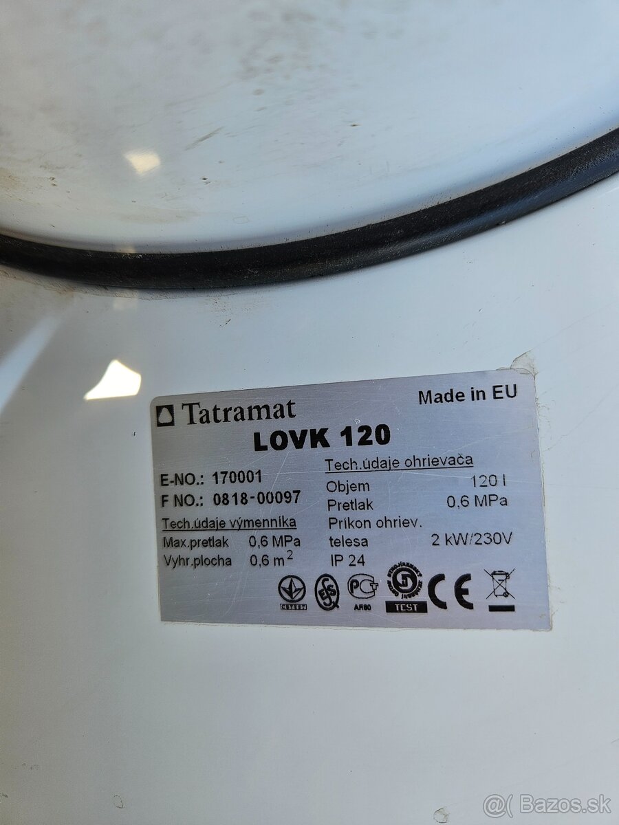 Bojler 120L kombinovaný - 5