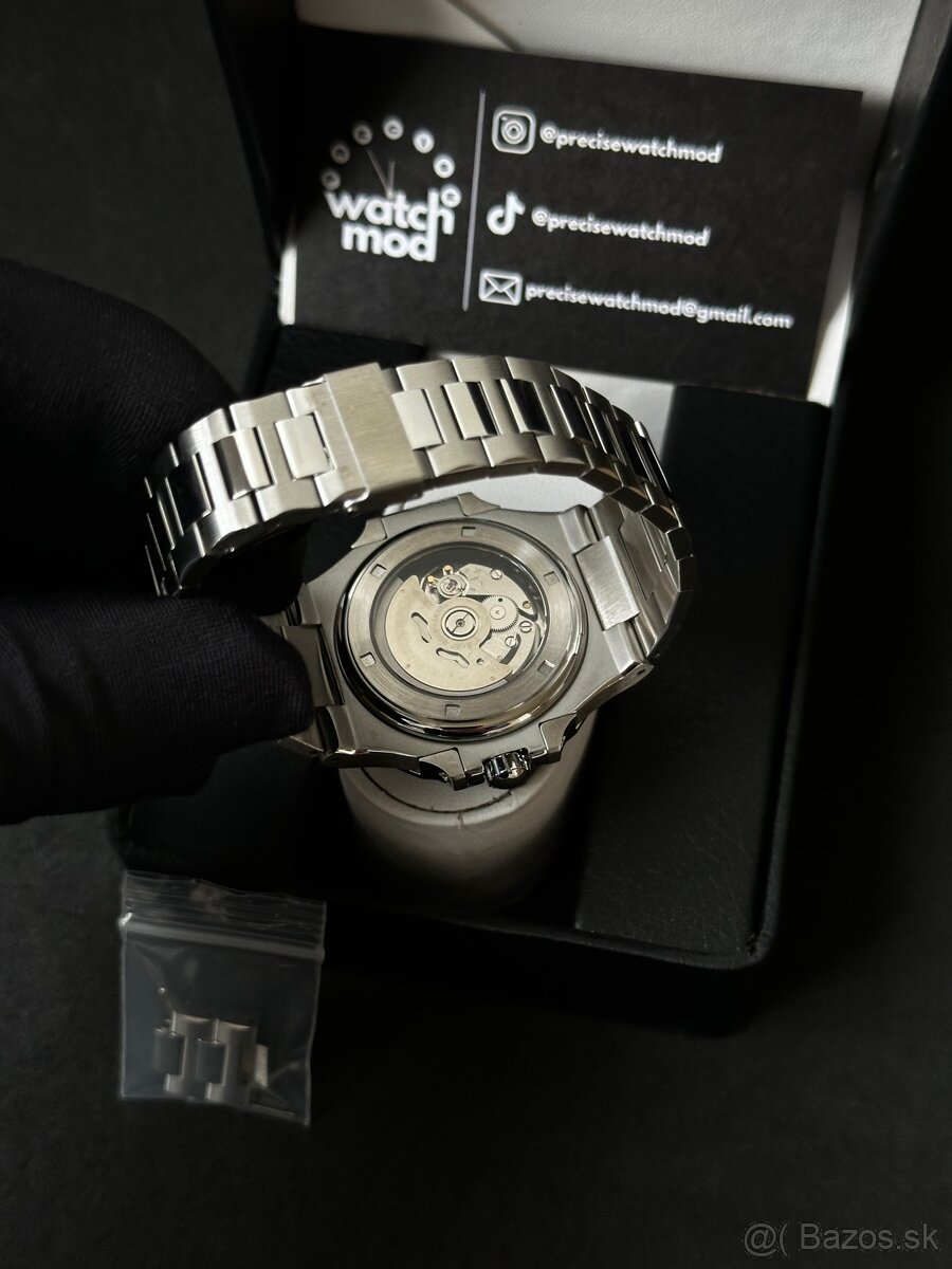 Seiko mod Nautilus Blue - 5