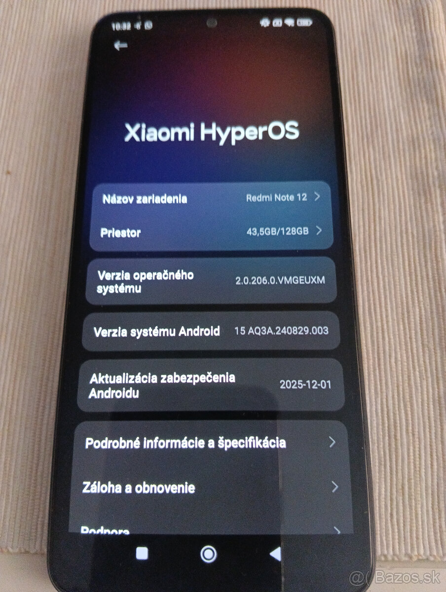 Predám Redmi note 12 - 5