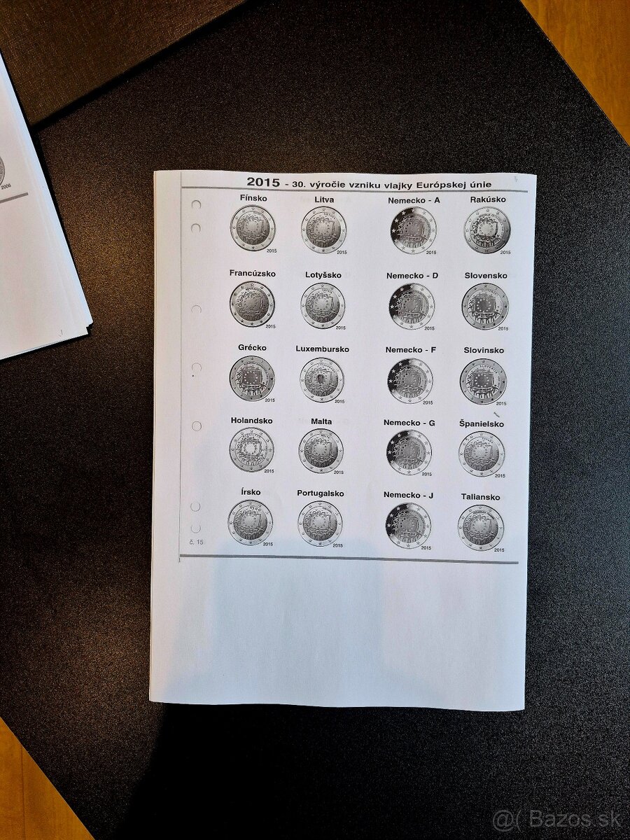 Zoznam pamätných 2€ mincí - 5