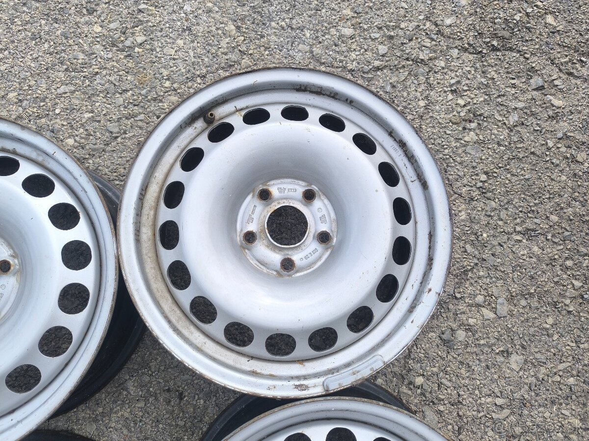 Plechové disky 5x112 R16 Volkswagen Tiguan - 5