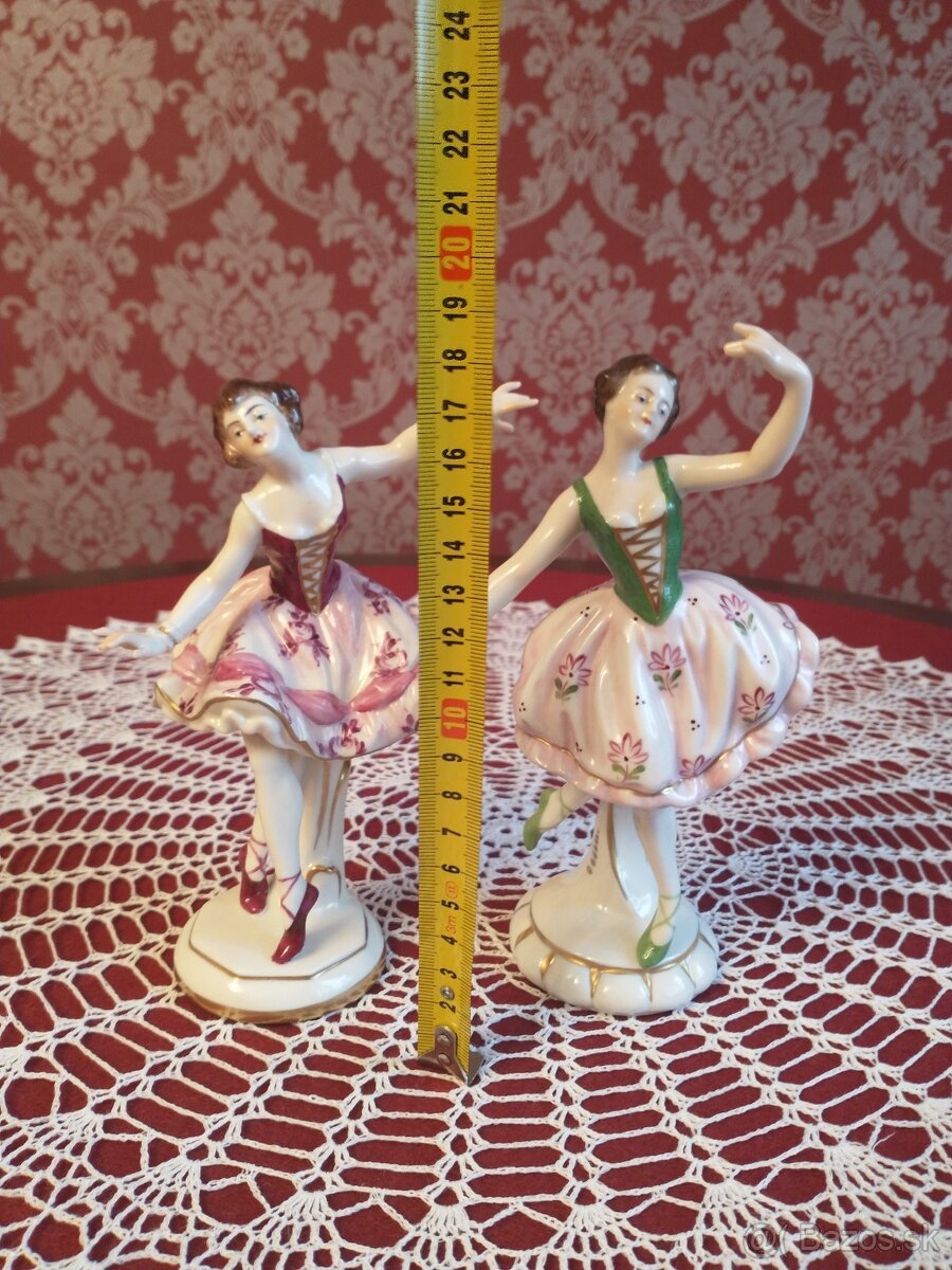 Porcelánové baletky Volkstedt - 5
