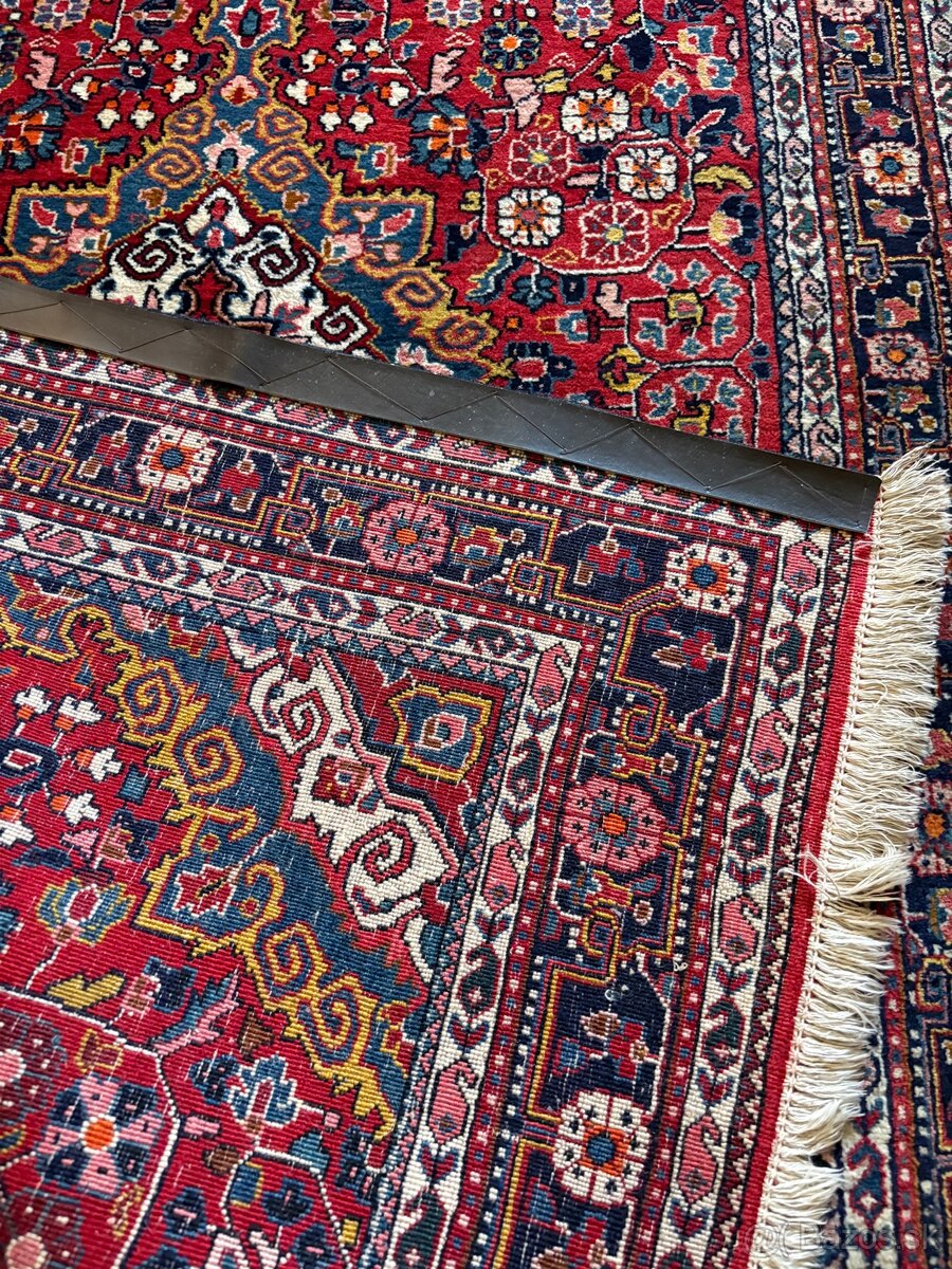 Kvalitný ručne viazaný koberec, vlna, 177x110, top stav - 5