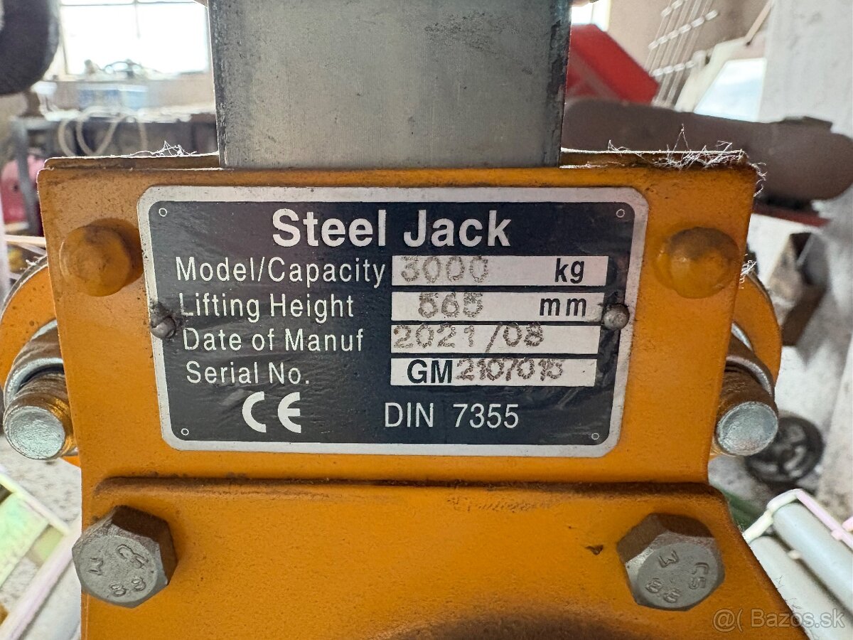 Manipulačný vozík na výmenu kolies - 5