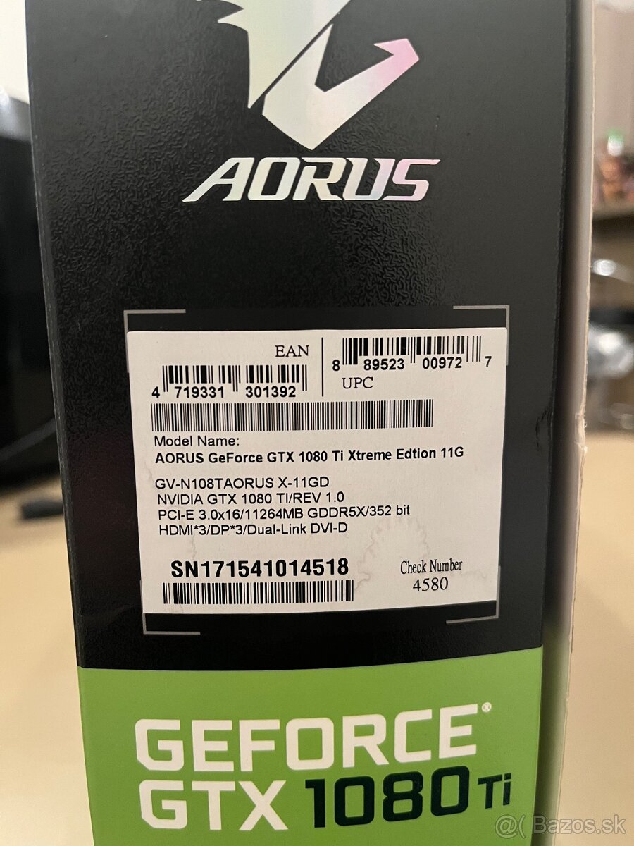 Gigabyte Geforce GTX 1080Ti Extreme Edition - 5