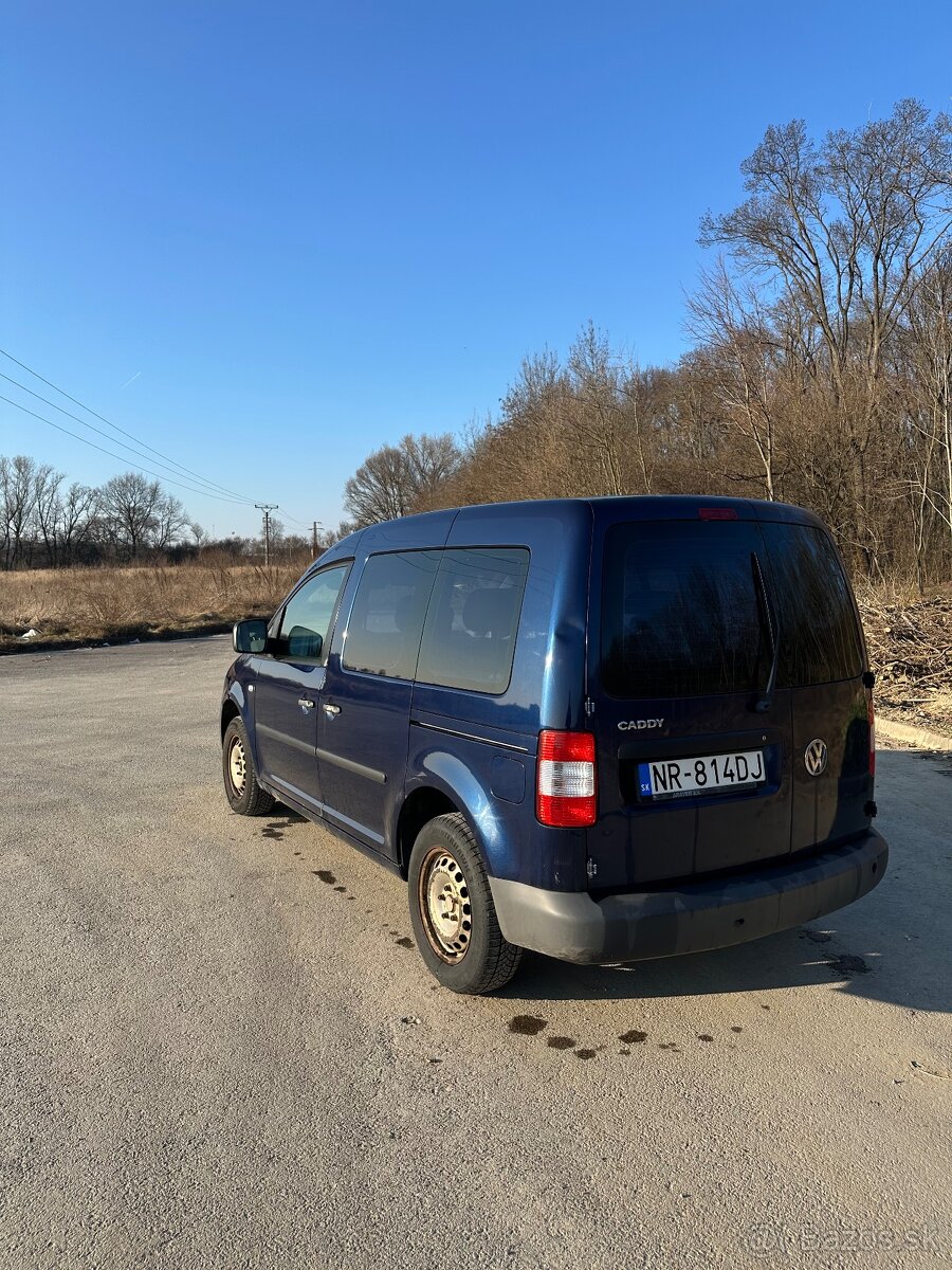 VW caddy 1.9Tdi s klimou - 5