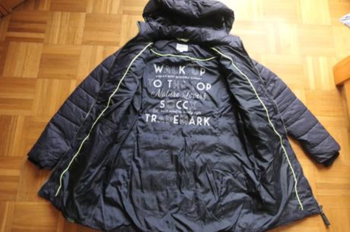 SOCCX original peckova, kvalitna, dlha bunda/vetrovkovy kaba - 5