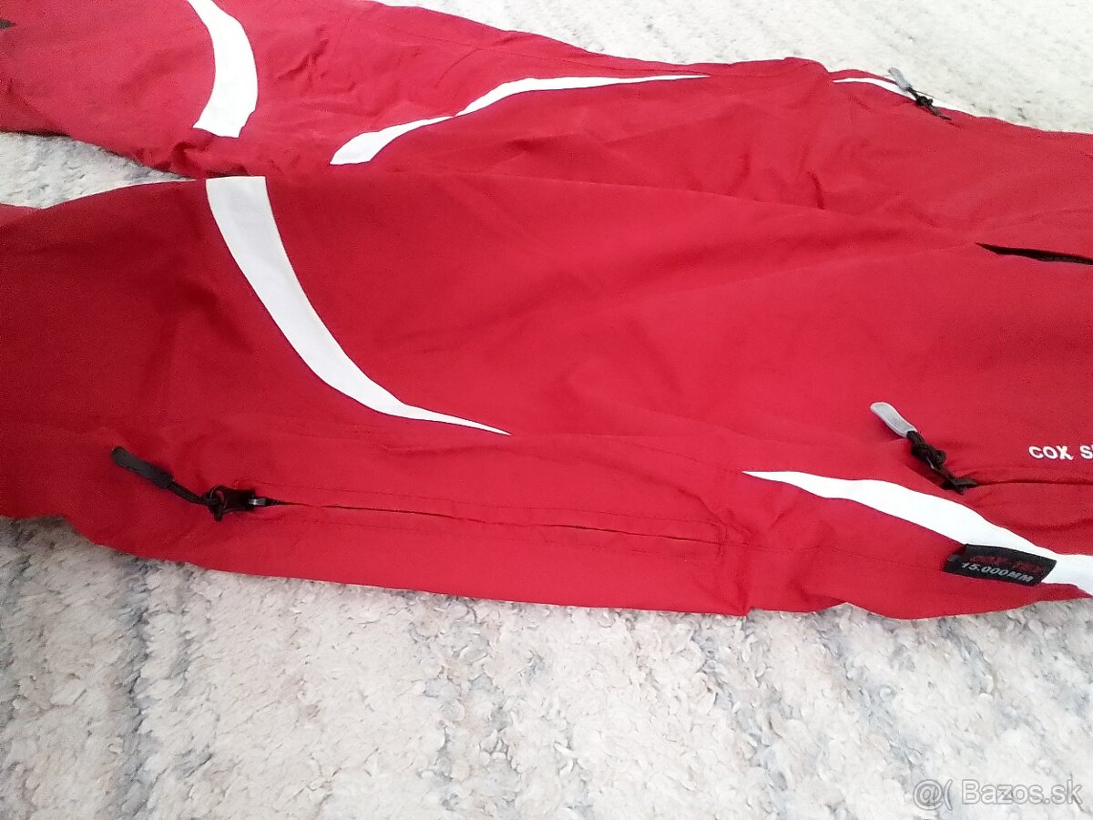Lyžiarske nohavice červené - 5