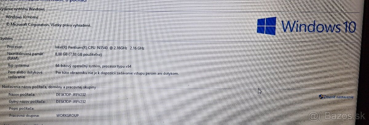 Notebook ASUS X553MA / 8GB RAM / 250GB SSD - 5