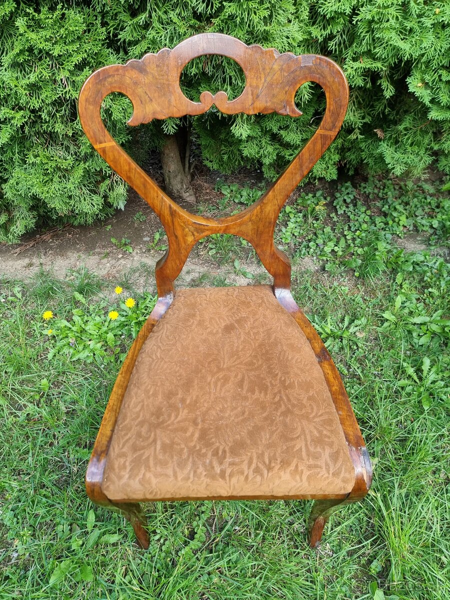 Biedermeier párové stoličky - 5