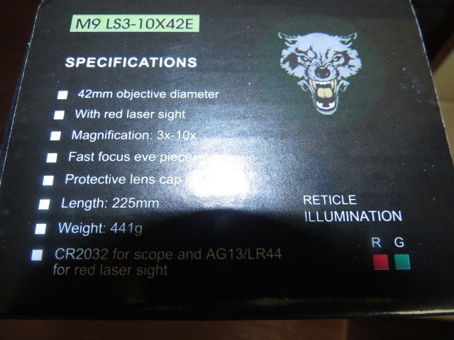 Predam novy puskohlad,plus laser M9 LS3-10x42E - 5