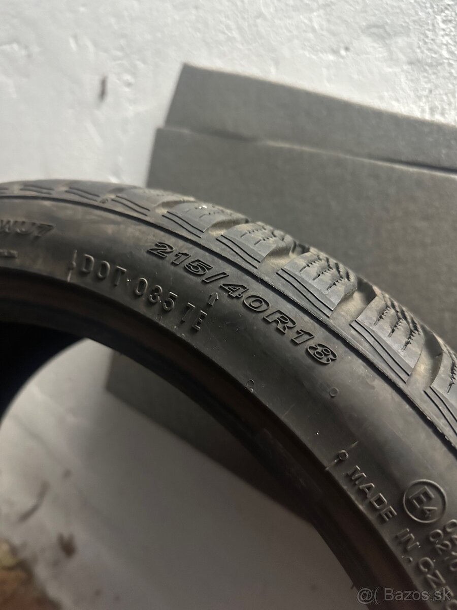 Zimná sada 215/40 a 225/40 r18 dvojrozmer - 5