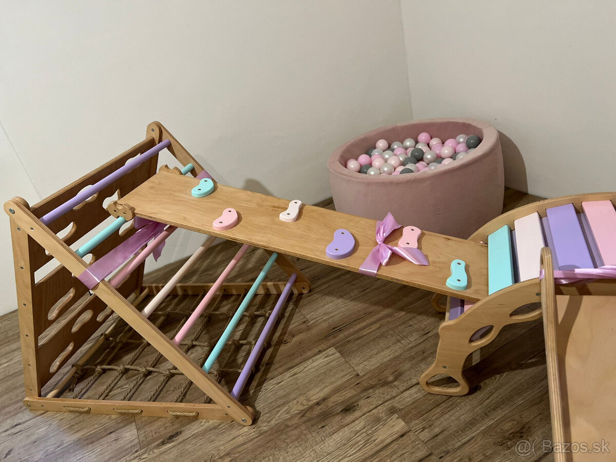 3 stranný bukový Piklerovej trojuholník montessori - 5